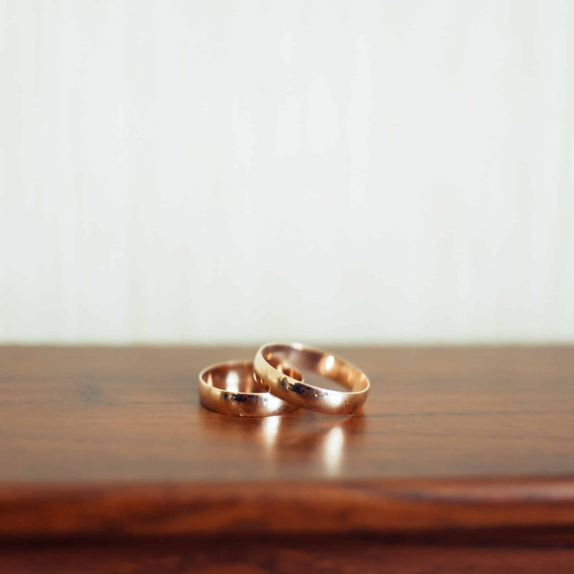Two wedding rings